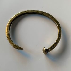 Original skinny railroad spike cuff